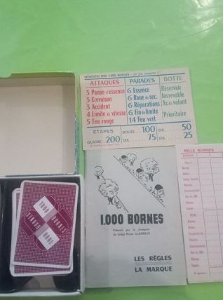 jeu de 1000 bornes 1961