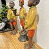 3 grandes statuettes africaines 