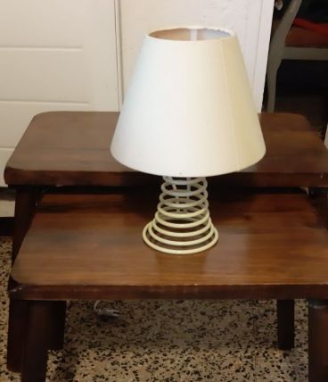 Lampe à ressort vintage