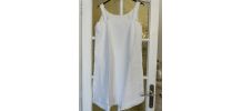 Chemise de nuit en lin brodée L G