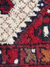 Tapis vintage Persan Hamadan fait main, 1C961