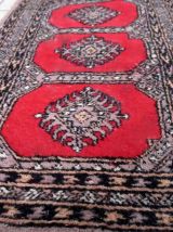 Tapis vintage Ouzbek Bukhara fait main, 1C963