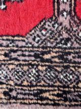 Tapis vintage Ouzbek Bukhara fait main, 1C963