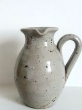 Carafe en grès pyrité vintage 