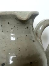 Carafe en grès pyrité vintage 