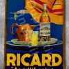 Plaque métal vintage Ricard