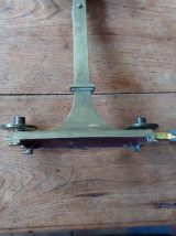 CRUCIFIX EN LAITON, CROIX D'AUTEL,XIXEME? VINTAGE 