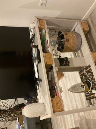 Meuble TV en palettes