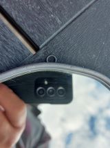 MIROIR FORME RAT TECHNIQUE VITRAIL SOUDURE AU PLOMB. VINTAGE