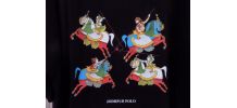 Vintage NEUF T-shirts chevaux polo jodhpur museum shop india