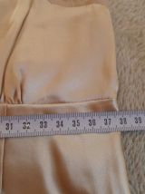 Manoukian top soie satin et dentelle vintage neuf