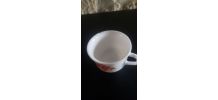 6 tasses et leurs soucoupes, Arcopal vintage des années 70