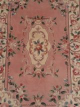 Tapis Chinois style Aubusson fait main 186x123cm