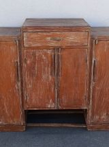 Meuble de rangement en bois ancien