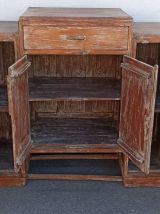 Meuble de rangement en bois ancien