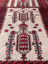 Tapis vintage Afghan Baluch fait main, 1C975