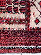 Tapis vintage Afghan Baluch fait main, 1C975