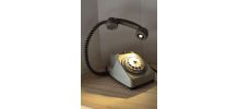 Upcycling / Lampe sur base de téléphone Socotel