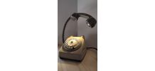 Upcycling / Lampe sur base de téléphone Socotel