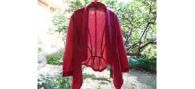 Emily in Paris veste rose fushia coton vintage 