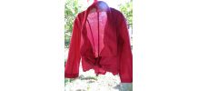 Emily in Paris veste rose fushia coton vintage 