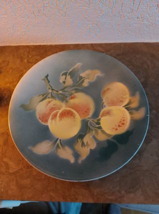 SAINT-AMAND. HAMAGE MODELE DEPOSE 1930 ASSIETTE DECORATIVE 
