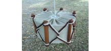 Suspension scandinave (bois et tissu) 