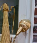 petite lampe de table 1950 laiton desing   tres belle30x10 f