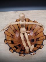 Saladier verre marron 12 C