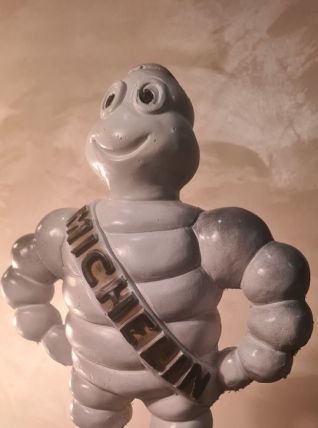 bonhomme michelin , publicité  style vintage, platre , tres 