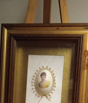 Peinture coquille d'oeuf rare/Eggshell painting