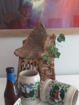 RFA : 2 chopes à bière en grés