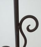 Pied de lampe à poser en fer forgé