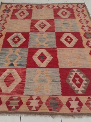 Kilim Afghan fait main 200x152cm