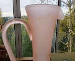 Vase rose Art Déco 