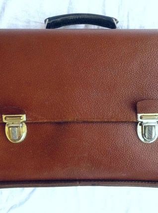  Cartable d'écolier , ancien , vintage
