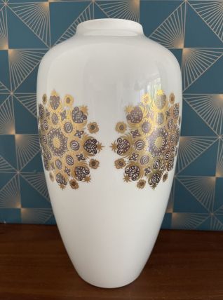 Vase Porcelaine de Bavière H&amp;C Heinrich Selb, style Art nouv