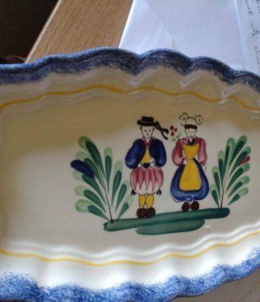 Plat Ancien Faiencerie Pornic