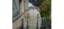 DOUDOUNE KAPORAL QUASI NEUF T 36 38 40 VERT D EAU PALE 