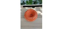 Cendrier  en poterie Orange tunisienne, Cadeau fumeur