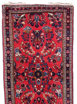 Tapis vintage Persan Sarouk fait main, 1C998