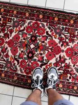 Tapis ancien Persan Malayer fait main, 1C1006
