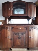 Buffet de salle à manger « vintage » années 30, deux corps
