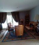 salon LouisXVI doré à la feuille avec 2 bergères