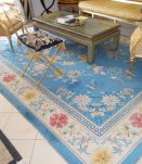 salon LouisXVI doré à la feuille avec 2 bergères