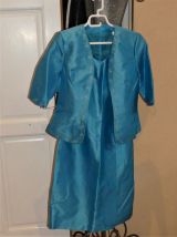 TAILLEUR VESTE ET ROBE EN SOIE