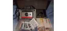 appareil photo a soufflet polaroid 104 dans malette