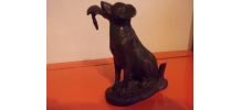 petit bronze chien
