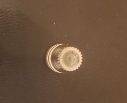 Lot de 6 verres liséré doré et granités