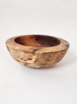 Bol en bois d'olivier fabriqué à la main